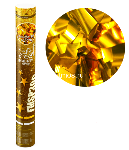 Хлопушка 30см конфетти золото (фольга) Хлопушка 30см конфетти золото (фольга)