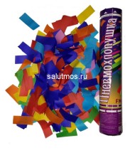 Хлопушка 30см конфетти разноцветное (бумага) Хлопушка 30см конфетти разноцветное (бумага)