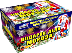 Фейерверк Подарок Деда Мороза на 118 залпов 1.25-1.5 дюйм(а) Фейерверк Подарок Деда Мороза на 118 залпов 1.25-1.5 дюйм(а)