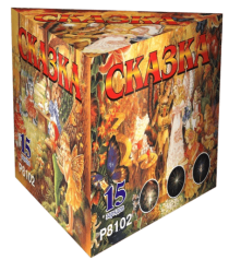 Фейерверк салют «Сказка» 15 залпов, 1" калибр Фейерверк салют «Сказка» 15 залпов, 1" калибр