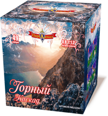 Фейерверк Горный Каскад на 49 залпов 1.2 дюйм(а)
