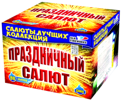 Фейерверк Праздничный салют на 86 залпов 1.25-1.5 дюйм(а) Фейерверк Праздничный салют на 86 залпов 1.25-1.5 дюйм(а)