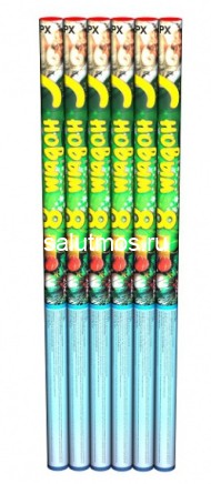 Римские свечи С новым годом-8 на 8 выстрелов 0.8 дюйма (6 шт)