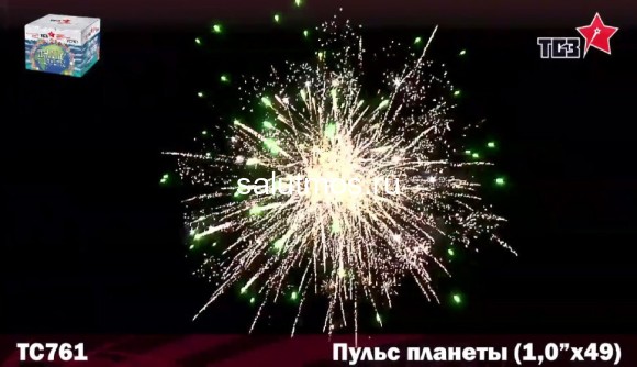 Фейерверк Пульс планеты на 49 залпов 1 дюйм(а) Фейерверк Пульс планеты на 49 залпов 1 дюйм(а)