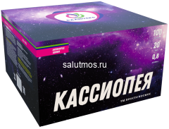 Фейерверк Кассиопея на 100 залпов 0.8 дюйм(а) Фейерверк Кассиопея на 100 залпов 0.8 дюйм(а)
