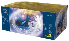 Фейерверк салют «Снежная карусель» 100 залпов, 1.1" калибр Фейерверк салют «Снежная карусель» 100 залпов, 1.1" калибр