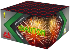 Фейерверк салют «Фантом» 100 залпов, 1.25" калибр