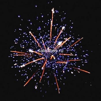 Фейерверк Сияющее золото на 260 залпов 1.25 дюйм(а) (2 батареи) 