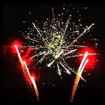 Фейерверк Сияющее золото на 260 залпов 1.25 дюйм(а) (2 батареи) 