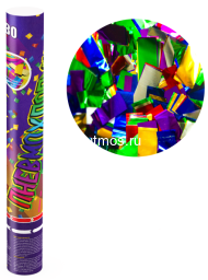 Хлопушка 30см конфетти разноцветное (фольга) Хлопушка 30см конфетти разноцветное (фольга)