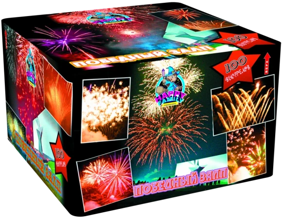 Фейерверк салют «Победный залп» 100 залпов, 1.25" калибр Фейерверк салют «Победный залп» 100 залпов, 1.25" калибр