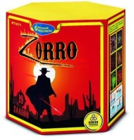 Фейерверк Zorro на 19 залпов 1 дюйм(а)