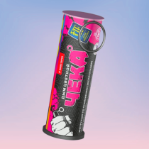 Дым цветной чека 90 секунд розовый