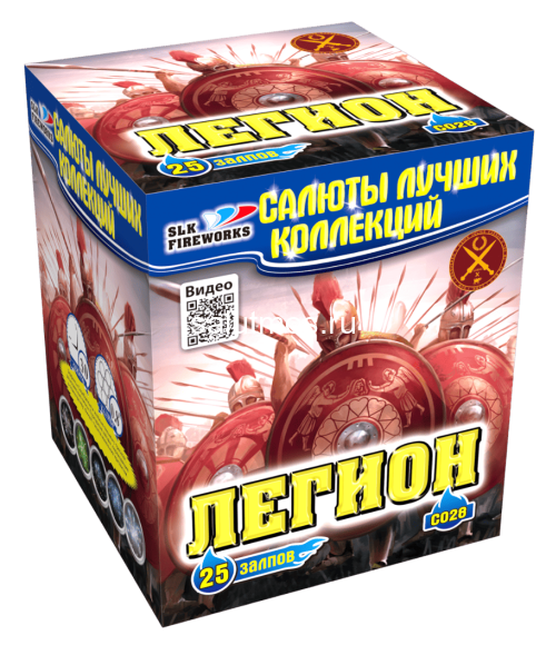 Фейерверк Легион на 25 залпов 0.8 дюйм(а) Фейерверк Легион на 25 залпов 0.8 дюйм(а)