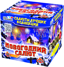 Фейерверк Новогодний салют на 36 залпов 1 дюйм(а)