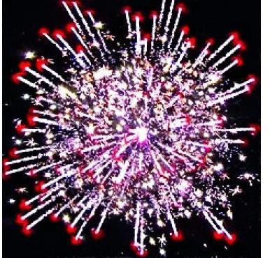 Фейерверк Кузькина мать на 28 залпов 2 дюйм(а)