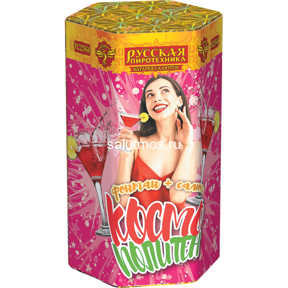 Салют + Фонтан Космополитен - фейерверк пиротехнический 1 шт. Салют + Фонтан Космополитен - фейерверк пиротехнический 1 шт.