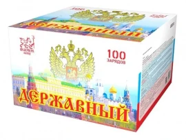 Фейерверк салют «Державный» 100 залпов, 1.25" калибр Фейерверк салют «Державный» 100 залпов, 1.25" калибр