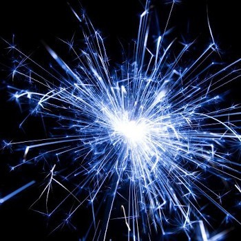 Бенгальские огни 65см (3шт) Триколор - разноцветные (красный, белый, голубой)