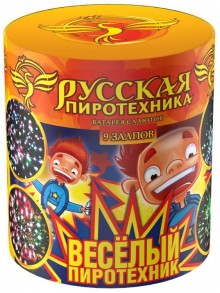 Фейерверк Веселый пиротехник на 9 залпов 0.8 дюйм(а)