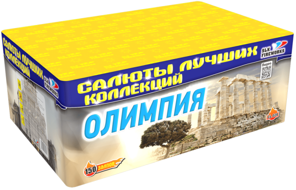 Фейерверк салют «Олимпия» 150 залпов, 0.8" калибр