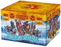 Фейерверк салют «Зимние забавы» 100 залпов, 1" калибр