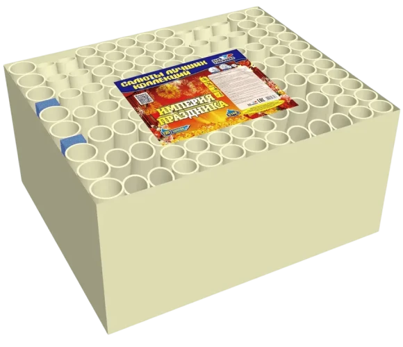 Фейерверк салют «Империя Праздника» 120 залпов, 1.2- 1.5" калибр Фейерверк салют «Империя Праздника» 120 залпов, 1.2- 1.5" калибр