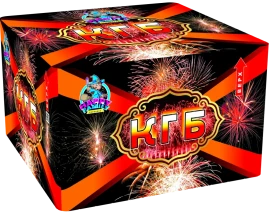 Фейерверк салют «КГБ» 100 залпов, 1.25" калибр