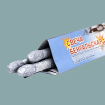 Бенгальские огни 40см (3шт) Классические - серебристые искры, увеличенной толщины, долго горят