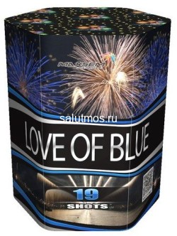 Фейерверк Love of blue на 19 залпов 1.2 дюйм(а)