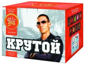 Фейерверк салют «Крутой» 100 залпов, 1" калибр Фейерверк салют «Крутой» 100 залпов, 1" калибр