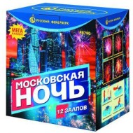 Фейерверк Московская ночь на 12 залпов  дюйм(а)