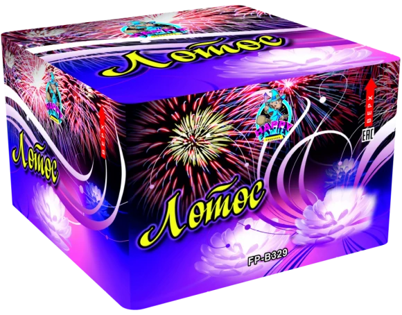 Фейерверк салют «Лотос» 100 залпов, 1.25" калибр Фейерверк салют «Лотос» 100 залпов, 1.25" калибр