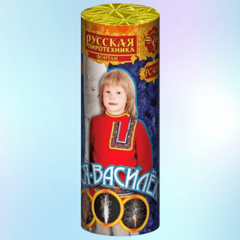 Фонтан Вася-василёк - фейерверк пиротехнический 1 шт.